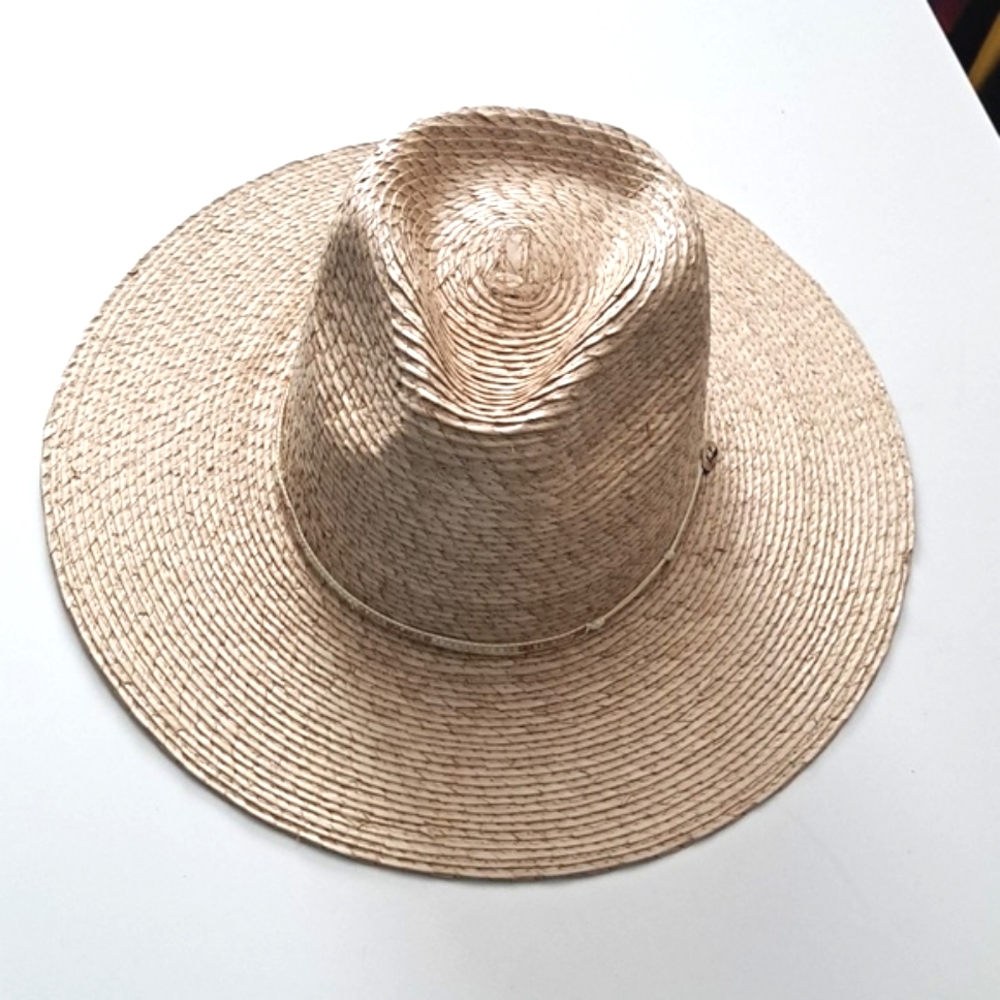 San Diego Hat Company Natural Straw Hat with Beaded Band